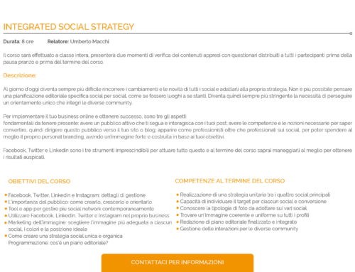 INTEGRATED SOCIAL STRATEGY